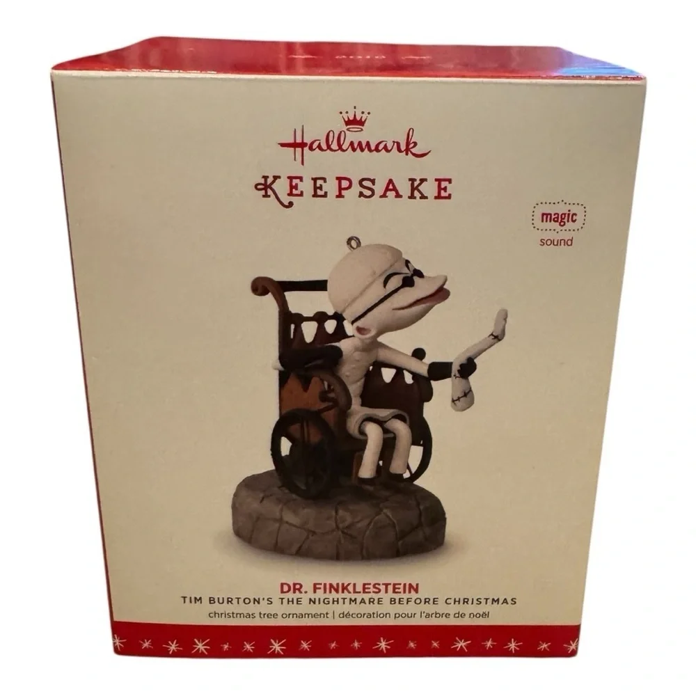 Hallmark Keepsake Ornament Dr. Finkelstein 2016 Nightmare Before Christmas WORKS